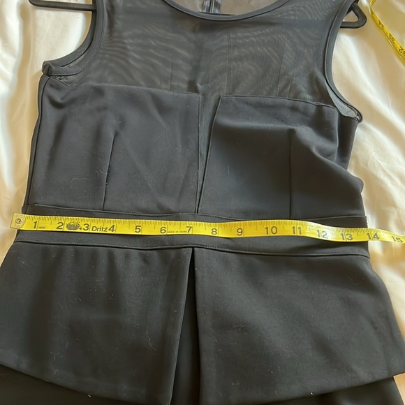 Tanya Marie small black sleeveless dress. - Picture 6 of 8